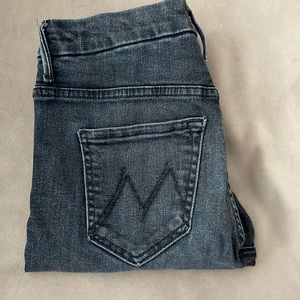 MOTHER denim black skinny jeans Size: 24